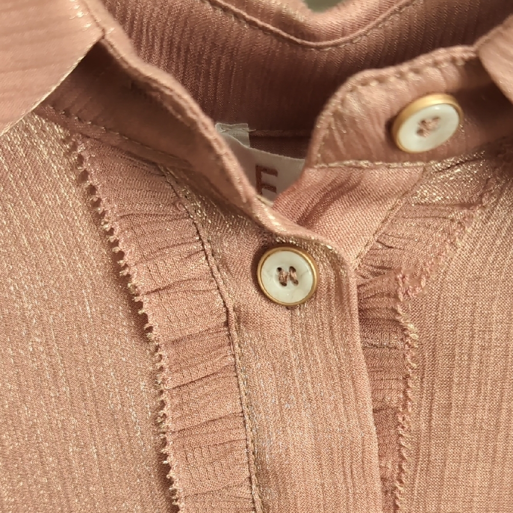 Fate Blush Pink Ruffle Blouse - Picture 4 of 13